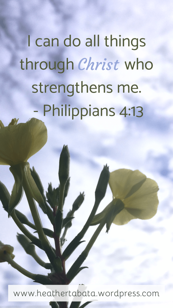 Free inspirational wallpaper download for cell phone backgrounds. Features Bible verse of Philippians 4:13.